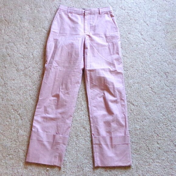 The Script Claudia Cuffed Pants in Rose Pink - Picture 2 of 6